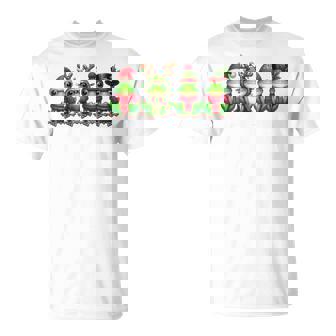 Cute Christmas Frogs Santa Holiday Winter Frog Lovers T-Shirt | Seseable CA