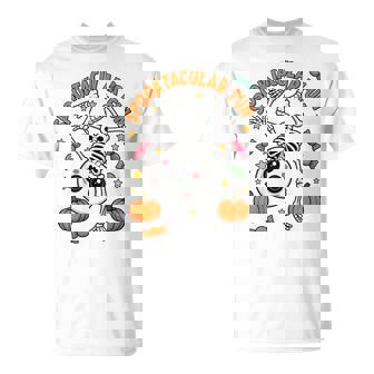 Cute Skeleton Handstand Halloween Gymnastics Kids T-Shirt | Mazezy