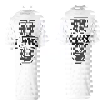 Cute University I Love You Cheerleader College Football T-Shirt | Mazezy