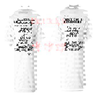 CuteComfy Most Likely To Bring Up Politics Christmas T-Shirt | Mazezy