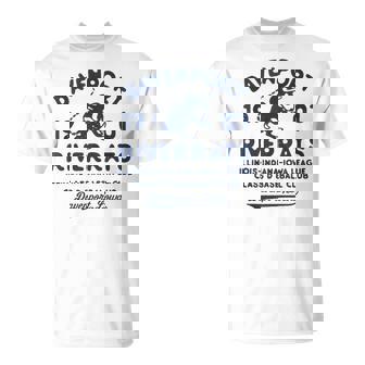 Davenport River Rats Iowa Vintage Defunct Baseball Tank Top T-Shirt | Mazezy