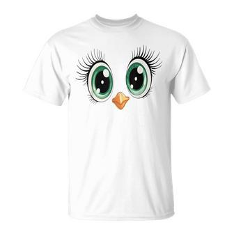 De Costume D'animal Jaune Avecisage De Poussin Mignon T-Shirt - Cadeauxyz