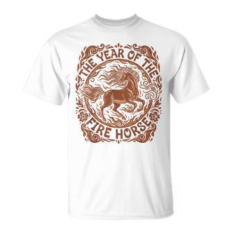 De Célébration De L'année Du Cheval De Feu T-Shirt - Cadeauxyz
