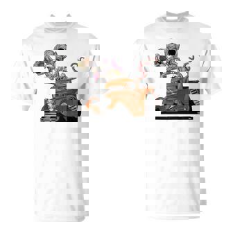 DigiRods Rat Rod Racer 1930s Rust Hot Rod Truck Cartoon Tank Top T-Shirt | Mazezy