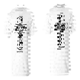 メンズ Dogtown Garage Cross クリスチャンtシャツ Tシャツ - Kawaiitshirt