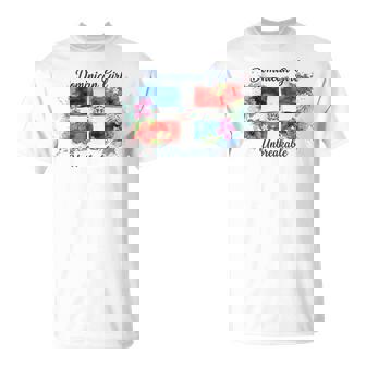 Dominican Flag For Dominica Women Dominican Girl Unbreakable T-Shirt | Mazezy