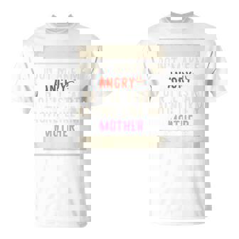 Don’T Make Me Angry Or I’Ll Start Acting Like My Mother Dad Tri-Blend T-Shirt | Mazezy