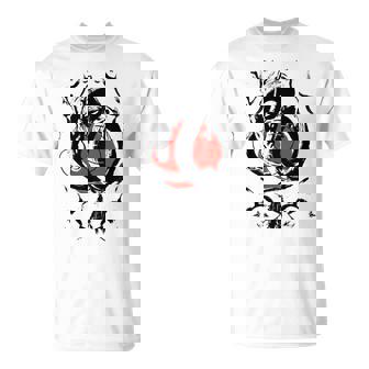 Dragon Et Guerrier Esthétiques Japonais Coucher Deoleil Rouge Japonais Manche Longue T-Shirt - Cadeauxyz