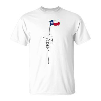 Drapeau De L'état Du Texas Drapeau Patriotique Du Texas T-Shirt - Cadeauxyz