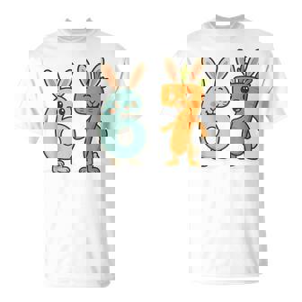 Easter Bunny 6 Carrot 7 Six Seven Smashup T-Shirt | Mazezy