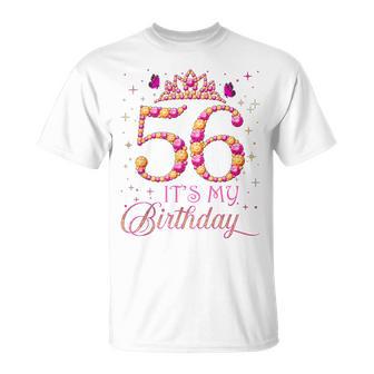 Es Mi 56 Cumpleaños Regalo 56 Años Cumpleaños Reina Camiseta unisex - Regaloses