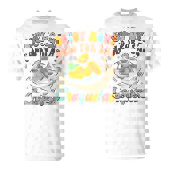 Estoy Aquíolo Por Las Croquetas Lover Pescado Frito Pollo Camiseta unisex - Regaloses