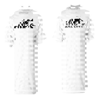 Evoluzione Biker Divertente Papà Motociclista Motociclista Maglietta - Novitaregali