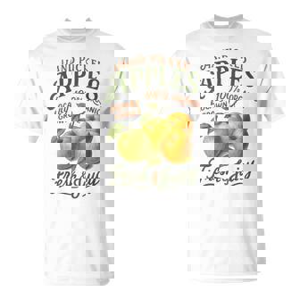 Farmers Market Apple Lover Homegrown Hand Picked Apples T-Shirt | Mazezy