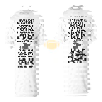 My Favorite Football Player Calls Me Papo Family Support T-Shirt | Mazezy