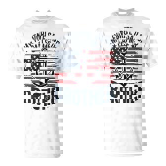 My Favorite Sailor Calls Me Brother Anchor US Flag Pride T-Shirt | Mazezy