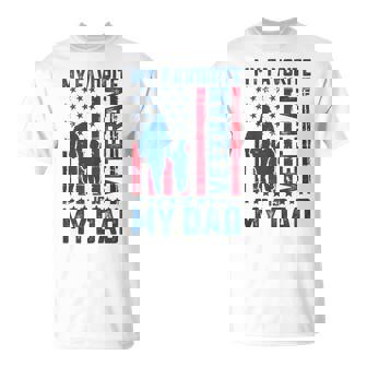 My Favorite Veteran Is My Dad American Flag Veterans Day Tank Top T-Shirt | Mazezy