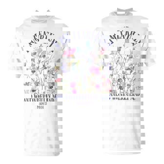 Fearfully And Wonderfully Made Floral Christian Bible Verse T-Shirt | Seseable UK