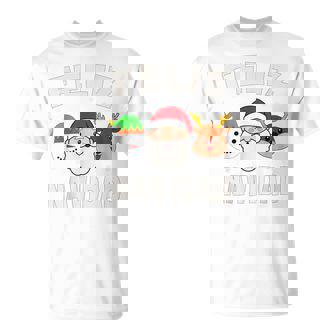 Feliz Navidad Familia Papá Noel Navidad Nina Camiseta unisex - Regaloses