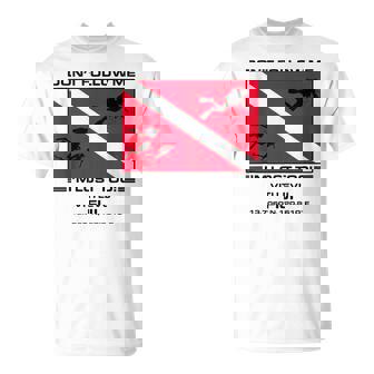 Fiji Viti Levu Scuba Diver Down Flag Scuba Diving Tank Top T-Shirt | Mazezy