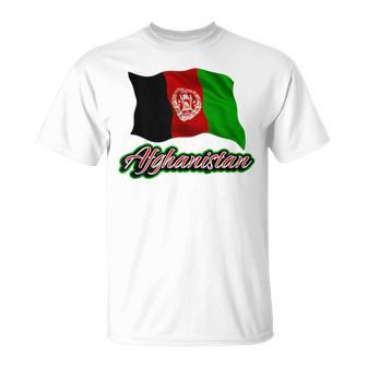 Flag Of Afghanistan Patriotic Men Women Kids Afghan Tank Top T-Shirt | Mazezy