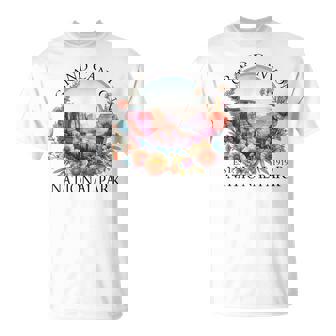 Floral Grand Canyon National Park Hiking Camping Outdoor T-Shirt - Thegiftio