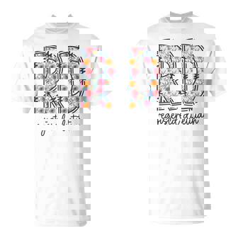 Floral Registered Dietitian Nutritionist Rd Graduation T-Shirt | Seseable UK