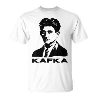 Franz Kafka Portrait T-Shirt - Thegiftio