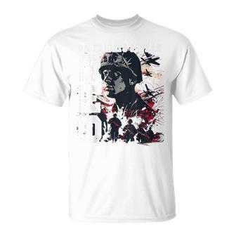 On Fridays I Wear Red Usa Support American Troops T-Shirt - Thegiftio UK