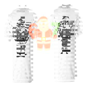 Santa 67 Snow Flak Christmas Xmas Ns Boys T-Shirt - Monsterry