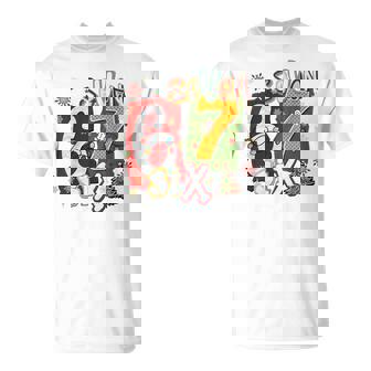 Saying 6 7 Six Seven Meme Christmas Humor Xmas Holiday T-Shirt | Mazezy