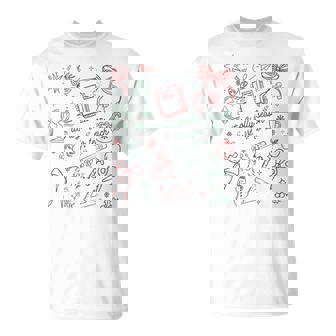 Teacher Christmas Holiday Its' A Jolly Season To Teach T-Shirt - Monsterry