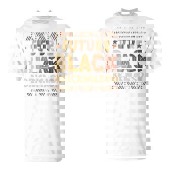 Future Brickmason Afro African Melanin Student Premium T-Shirt | Mazezy