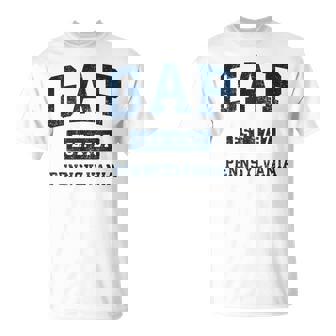 Gap Pennsylvania Pa Vintage Athletic Navy Sports T-Shirt | Seseable CA