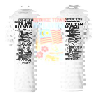 George Town Malaysia Souvenir Traveling T-Shirt | Mazezy