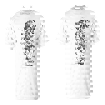 German Shorthaired Pointer Running Gsp Dog Idea T-Shirt - Monsterry