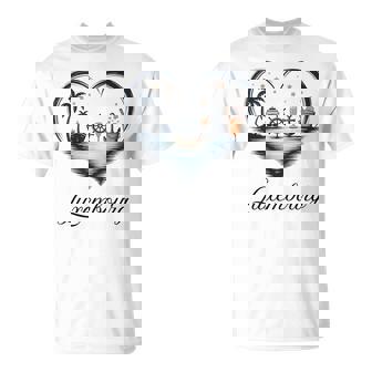 Girls Trip Cruise Vacation Travel Luxembourg T-Shirt | Mazezy