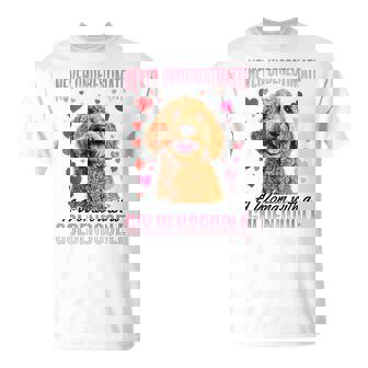 Goldendoodle Dog Breed Never Underestimate A Woman With A T-Shirt | Mazezy