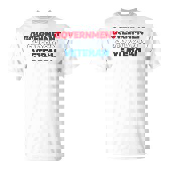 Government Shutdown Veteran Political Federal Humor US T-Shirt | Mazezy