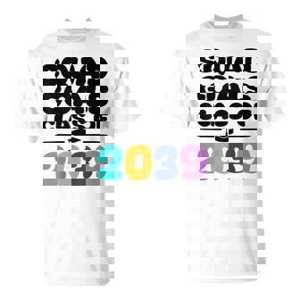 Graduation Class 2039 Celebration Cap Diploma T-Shirt | Mazezy