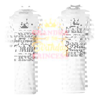 Grandma Of The Birthday For Girl 1St Birthday Princess T-Shirt - Thegiftio