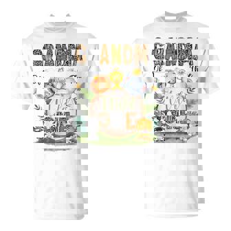 Grandma Of The Wild One 1St Bday Boy Safari Woodland T-Shirt | Seseable UK