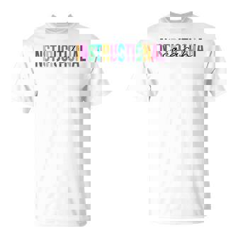 Groovy Instructional Coach Retro Academic Specialist Teacher T-Shirt | Mazezy