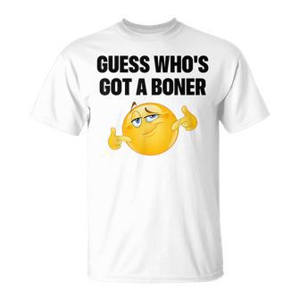 Guess Who's Got A Cheeky Joke Sarcastic Adult T-Shirt - Thegiftio UK