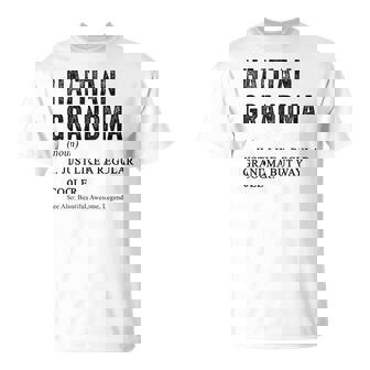 Haitian Grandma Definition For Haitian Women T-Shirt | Mazezy