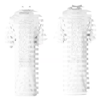 The Hanged Man タロットカード ゴシック ハロウィン ホラー バックプリント Tシャツ - Kawaiitshirt