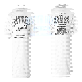 Hilton Head South Carolina SC Vintage Established Sports Tank Top T-Shirt | Mazezy