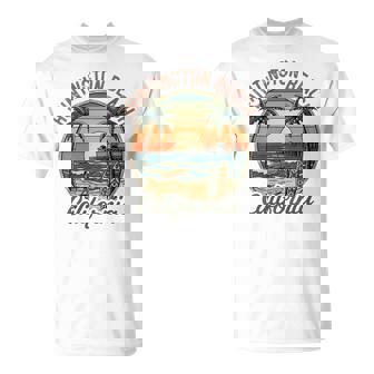 Huntington Beach California Los Angeles Surfer Vintage T-Shirt | Mazezy