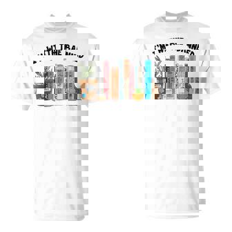 I'm With The Banned Books Reader Bookaholic Librarian T-Shirt | Mazezy