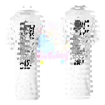 I'm The Birthday Girl Sketching Anime Girl Tank Top T-Shirt | Mazezy